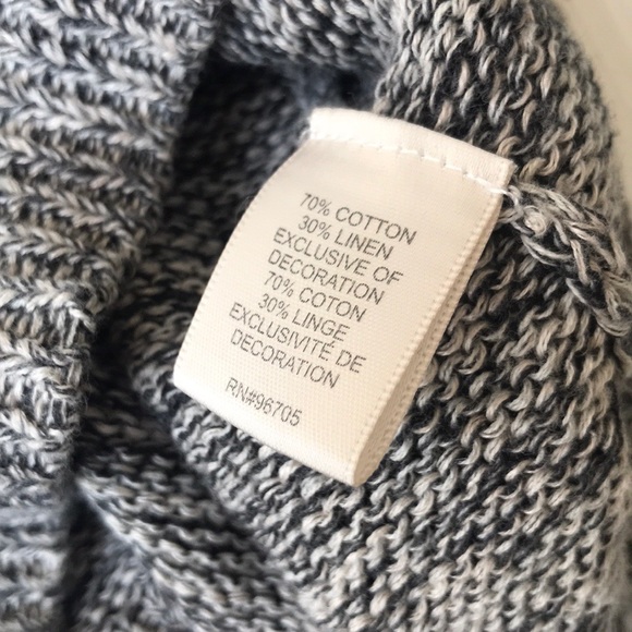 Rebecca Taylor sweater elbow patch grey marbled - Picture 6 of 8